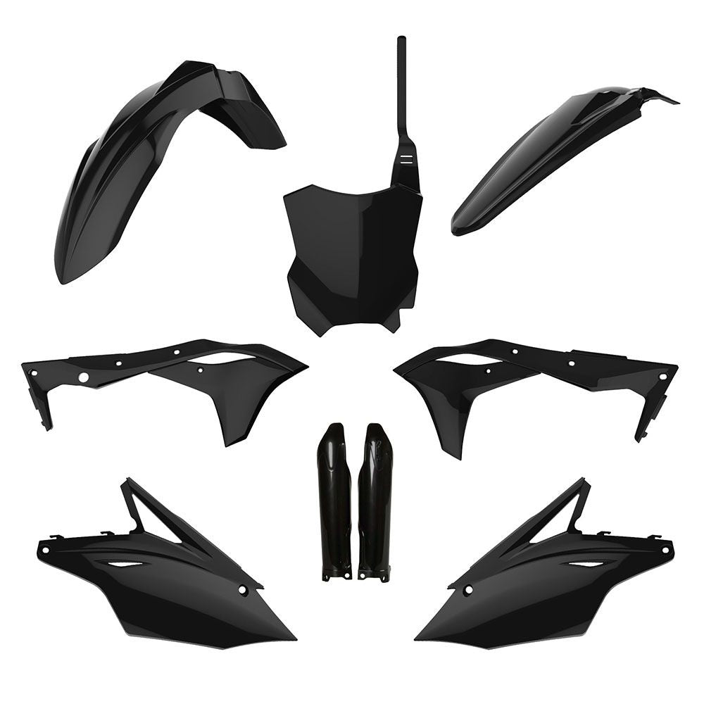 POLISPORT MX KIT KAWASAKI KX250F 17-20 BLACK - 75-914-91