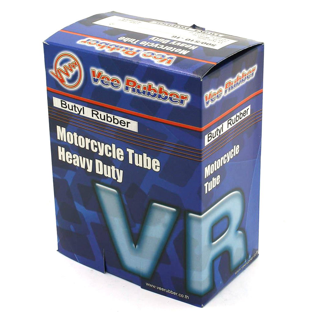 VEE RUBBER - HEAVY DUTY TUBE - 1.5mm -500/510-16 TR13 OFFSET 10mm RUBBER STRAIGHT VALVE