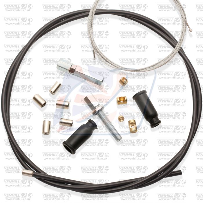 UNIVERSAL THROTTLE KIT 6mm OUTER, BLACK (1.35m) - U01-4-100